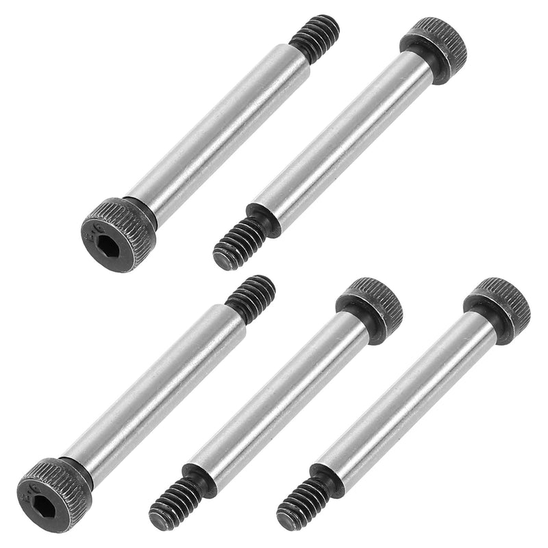 [Australia - AusPower] - uxcell Alloy Steel Hexagon Socket Head Shoulder Screws Bolt, 1-1/2" Shoulder Length, 1/4" Shoulder Dia, #10-24 Thread, 5pcs 
