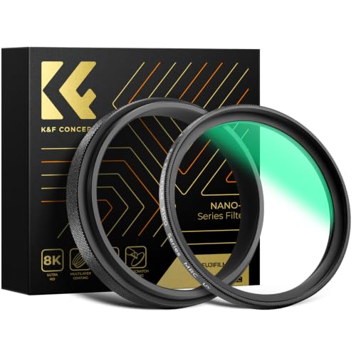 K&F CONCEPT MCUV Filter (Black Frame) Compatible with Fujifilm X100 Series Black