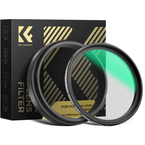 K&F CONCEPT Black Diffusion 1/4 Filter (Black) Compatible with X100 Series