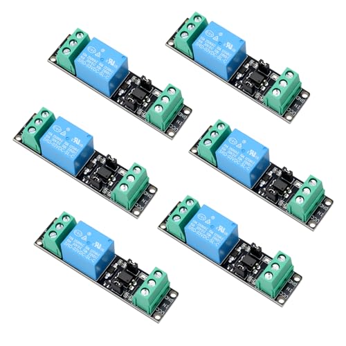 3V Relay Power Switch Board AYWHP 6 Pieces 1 Channel Relay Power Switch Module Optocoupler Optoisolation High Level Trigger for IOT ESP8266 Microcontroller Development Board