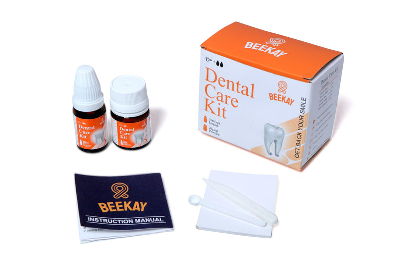 [Australia - AusPower] - Zinc Oxide Powder Eugenol Liquid Dental Care Kit Glue for Crowns & Bridges Filling 