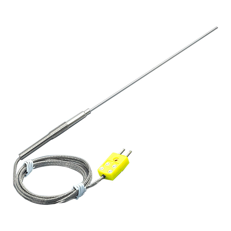 [Australia - AusPower] - K-Type Thermocouple Probe TL1916SL -50°F~1100°F Range Ultra-Thin 0.06in x 40in Long High Temp Sensor for Furnace Lab, Automotive Cooking 
