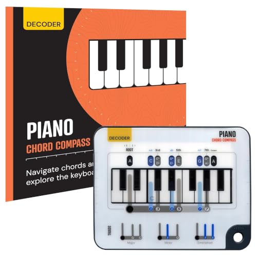Piano Chord Learning Tool - Compass and Book - Understand Chords on Piano Piano Chord Compass Book