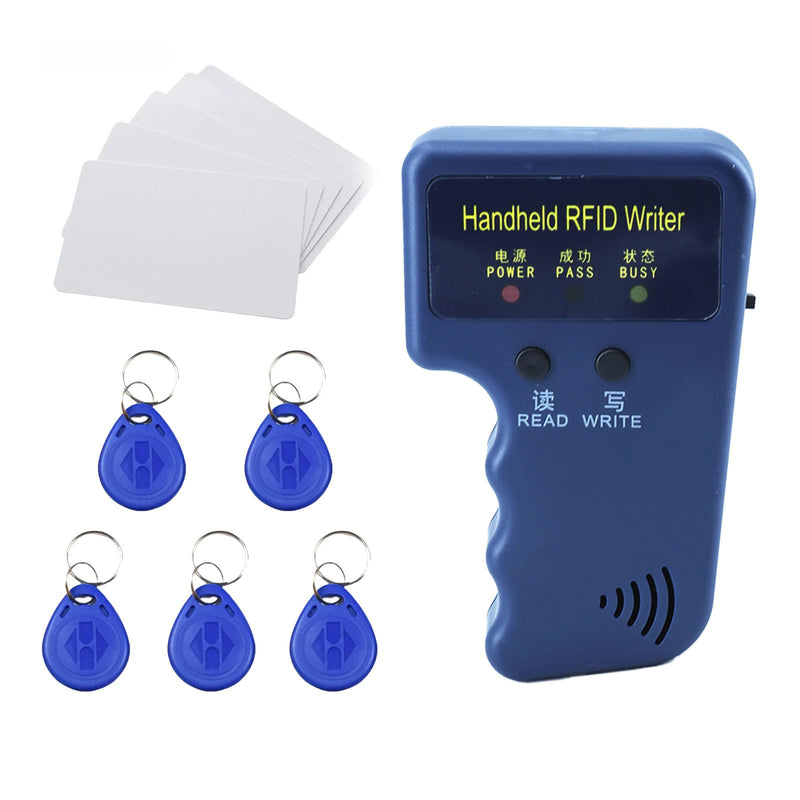 [Australia - AusPower] - RFID Reader Writer Handheld 125KHz RFID Writer Copier Smart ID Card Duplicator Used for T5577 or EM4305 