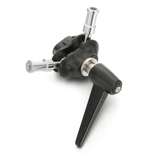 PHOCUS Light Stand Adapter Camera Mount Bracket, Double Swivel Ball Joint
