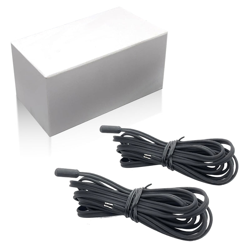 [Australia - AusPower] - 2PCS NTC Temperature Sensor Probe for Dixell XR01CX XR02CX XR03CX XR06CX XR20CX XR30CX XR40CX XR60CX XR70CX Digital Temperature Thermostat Controller, Temperature Range: -40°C-110°C(Black) Black 