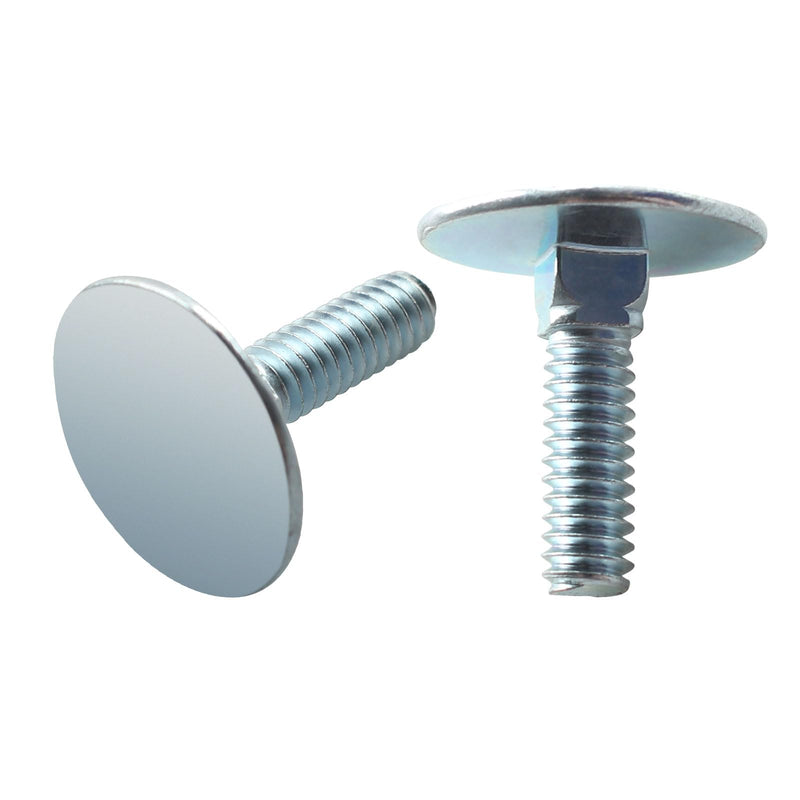[Australia - AusPower] - 10 Pcs 014973239619 Elevator Bolts, 1/4-20 x 1 Flat Head Bolt, Zinc - Rust Resistant 