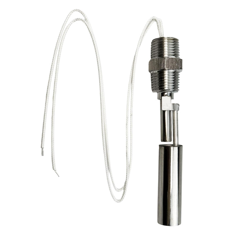 [Australia - AusPower] - Stainless Steel Liquid Level Sensor, 1/2 NPT Male Thread Side Mount Horizontal Liquid Float Switch, DC 0-110V Water Level Sensor Switch for Aquariums Tank/Fish/Hydroponics Pool 