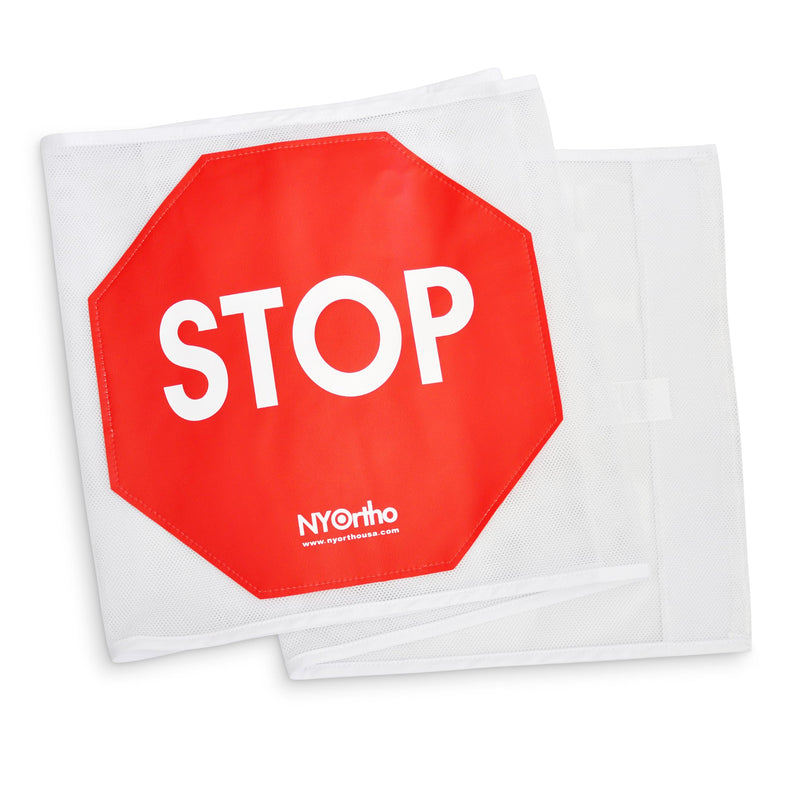 NYOrtho Door Guard Stop Sign Banner 2024 Updated | Stop Sign Strip | Size: 48" W 48 Inch Door Guard Updated
