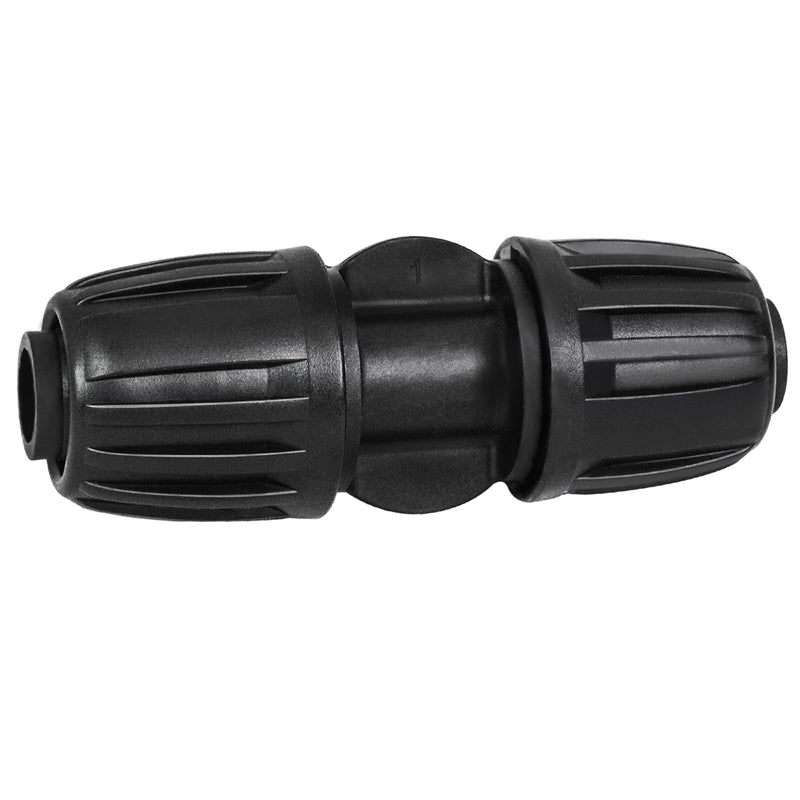 [Australia - AusPower] - 10 Pack 1/2 Inch Drip Irrigation Coupling Fittings (1/2" ID x 0.65" OD) - 1/2'' Drip Line Anti-Drop Barbed Lock Nut Coupler Connectors for 1/2 Inch Drip Irrigation Tubing Irrigation System 1/2" Drip Coupling 
