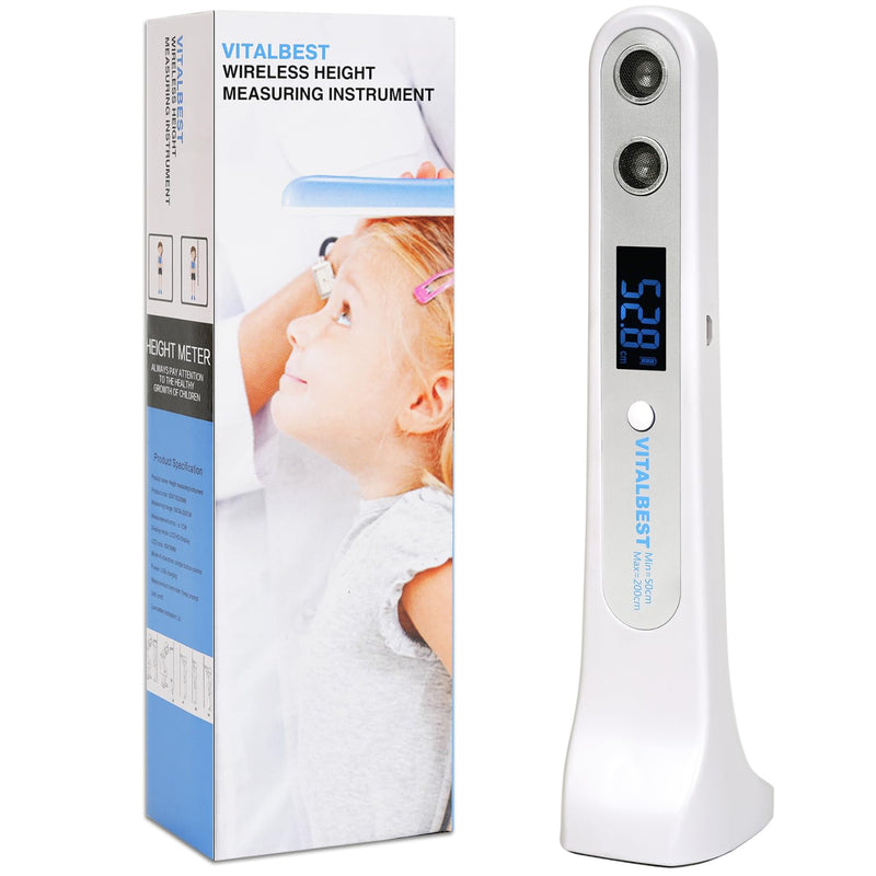 [Australia - AusPower] - Stadiometer, Portable Ultrasonic Stadiometer, Height Measurement Tool for Adults and Kids, Medical Office Handheld Height Measuring Device for Healthcare Professionals 