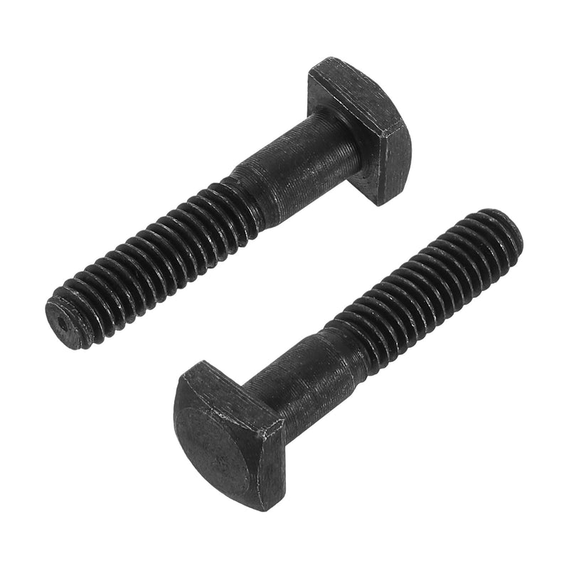 [Australia - AusPower] - uxcell 10Pcs Square Head Bolts, 5/16-18x1-1/2 Black Oxide Carbon Steel Square Machine Screws, T-Bolt for Machinery Railroad Electrical Connections 5/16-18 x 1-1/2" 10 