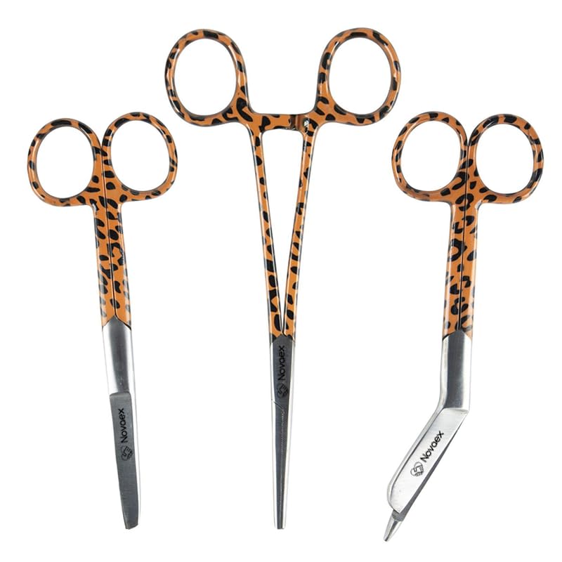 Nurse Scissors Set "Panther" - Bandage Scissors - Nurse Scissors Set - Scissors Nurse - First Aid Scissors - Medical Scissors - Cooker - Care Gift