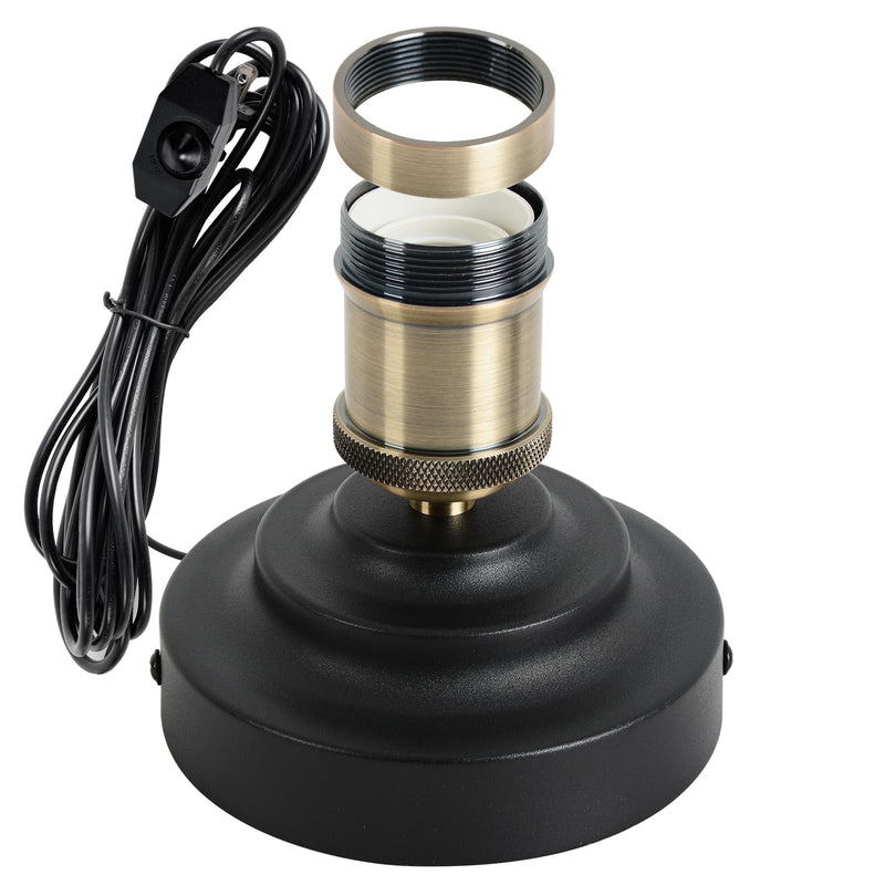[Australia - AusPower] - Small Chandelier Base, Plug dimming Cable Length 570 cm, Suitable for corridors, Walls, farmhouses, Halls and Other E26-E27 lamp Holders. 