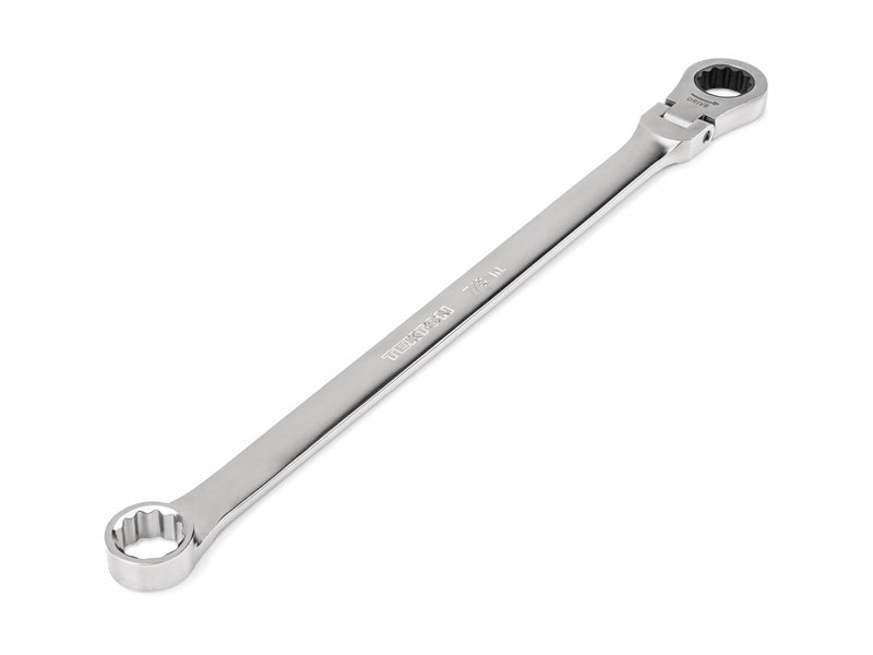 TEKTON 7/8 Inch Long Fixed/Flex Head Ratcheting Box End Wrench | WRB35322