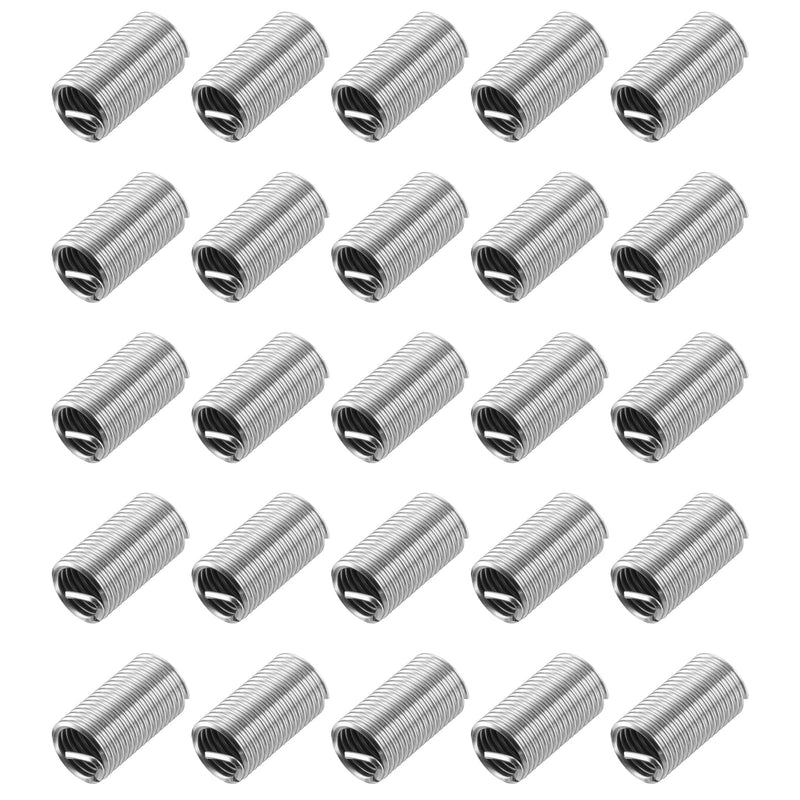 [Australia - AusPower] - uxcell 50pcs Wire Thread Inserts M12 x 1.75 3D(36mm) Metric 304 Stainless Steel Helical Type Coiled Thread Repair Kit Wire Screw Threaded Sleeve Sheath for Mechanical Equipment M12 x 1.75 x 3D(36mm) 50 