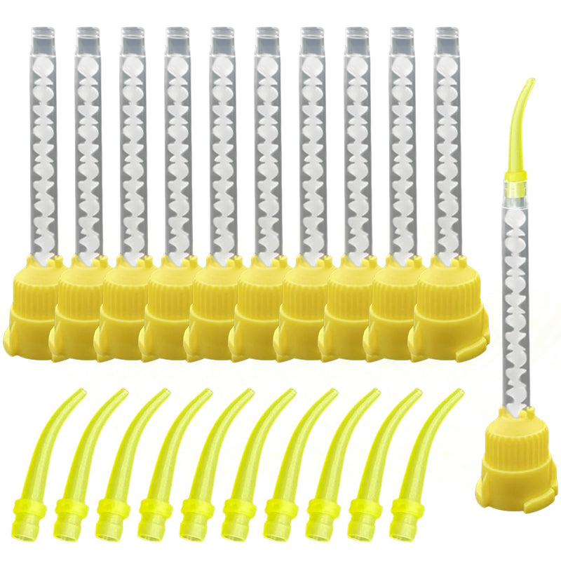 [Australia - AusPower] - Dental Mixing Tips and Intra Oral Tips for Dental Impression Mixing Set 1:1-100Pcs 