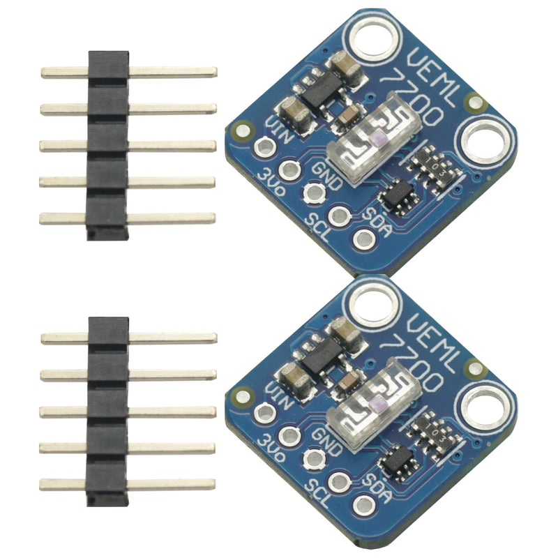 [Australia - AusPower] - 2 Pcs 16-bit I2C Interface VEML7700 Ambient Light Sensor Module for Arduino 