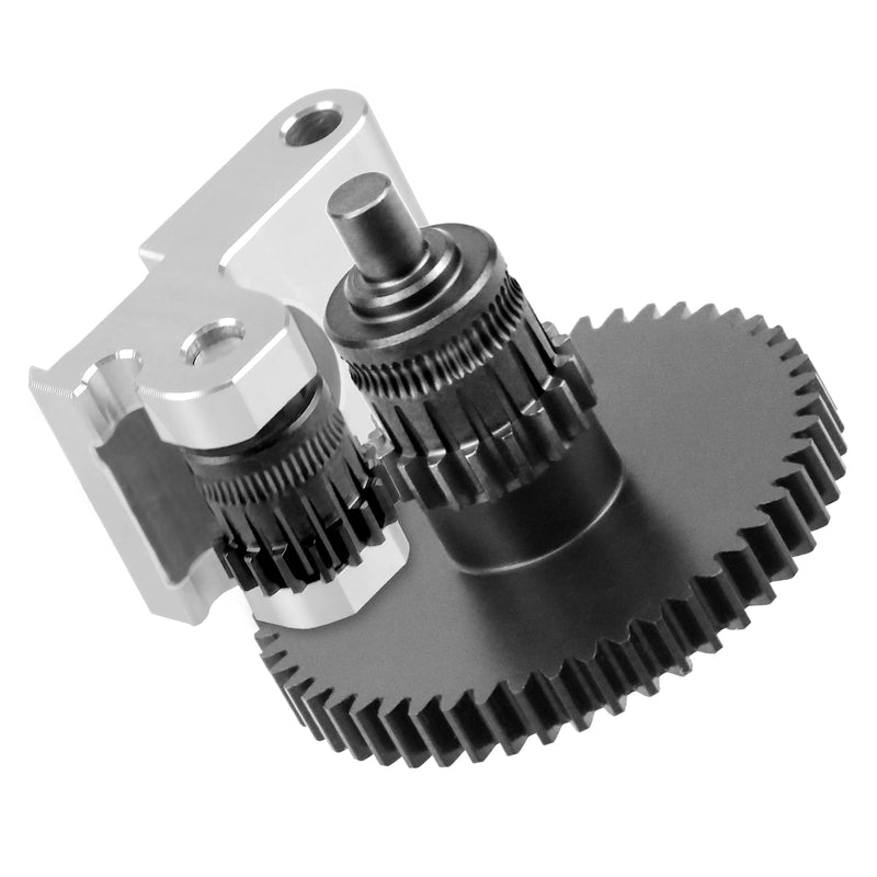 Ad5m Exturdr Gear 3D Printer Accessories Adventurer 5M/ 5M Pro Upgrade Nano-Coating Gear Kit Replacement: Integraded Shaft CNC Skeletonized Straight POM-Gears for Direct Drive AD5M Extruder Hotend