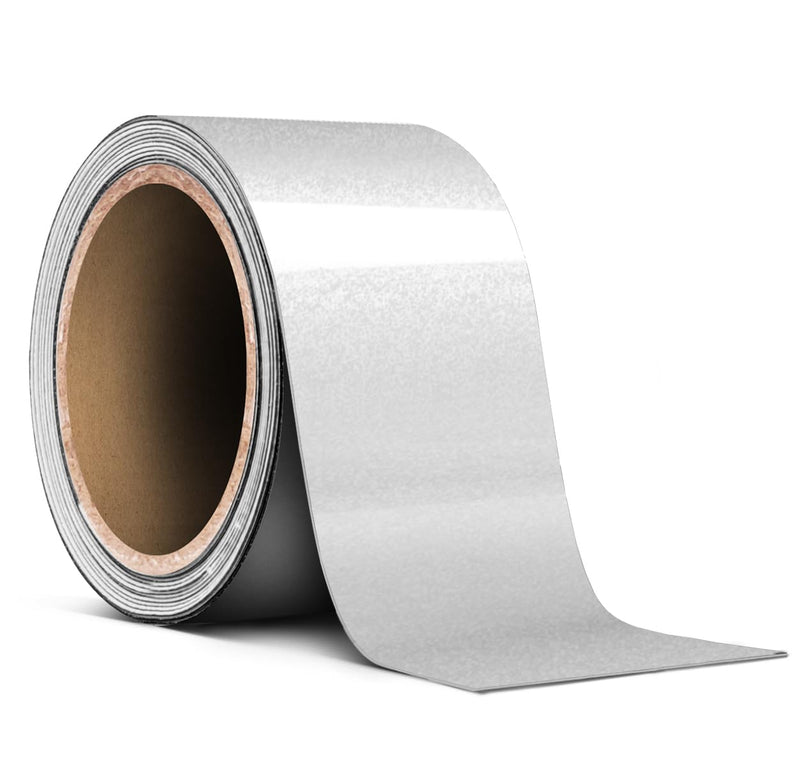 VViViD Vinyl Tape Pinstripe Silver Reflective Gloss Adhesive Automotive Film (2" X 20ft) 2" x 20ft
