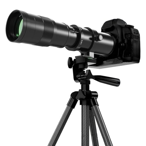 420-800mm Telephoto Lens for Sony E Manual Focus(MF) Zoom Lens for Sony A7C A7R A7S A7 A9 A6700 A6600 A6500 A6400 A6300 A6100 A6000 A5100 A5000 NEX-7 NEX-6 NEX-5 ZV-E10 etc (for Sony E Mount) For Sony E/ NEX / FE