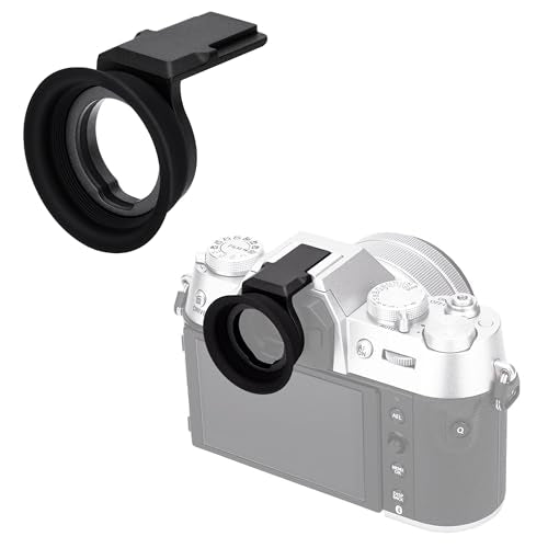 X-T50 Soft Rubber Eyecup, Extended Eyepiece Viewfinder Cover for Fuji XT50 Fuji X-T50 Eyecup Black