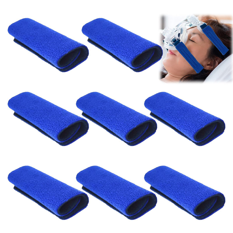 VEGCOO 8-Pack CPAP Belt Covers Face Pads, Universal CPAP Belt Pads, CPAP Mask Headband Belt Covers, CPAP Comfort Pad for Reducing Indentations and Cheek Red Spots