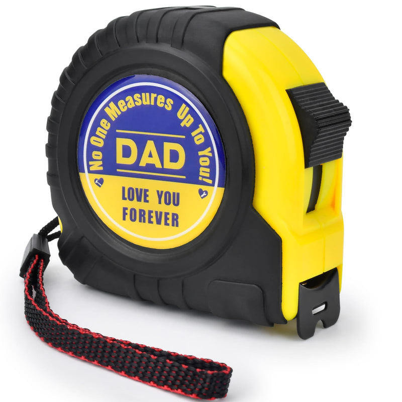 [Australia - AusPower] - Birthday Gifts for dad Stocking Stuffers for Men Ideal Christmas Gifts Cool Gadgets for Husband Grandpa from Daughter Son Tool Woodworker Carpenter Gift, Engraved Tape Measure 25 FT 