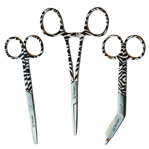 Nurse Scissors Set "Zebra" - Bandage Scissors - Nurse Scissors Set - Nurse Scissors - First Aid Scissors - Care Gift - Nursing Scissors - Bandage Scissors