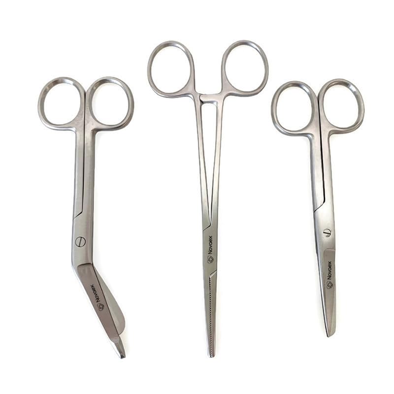 Nurse Scissors Set "Chrome" - Bandage Scissors - Nurse Scissors Set - Nurse Scissors - First Aid Scissors - Care Gift - Nursing Scissors - Bandage Scissors