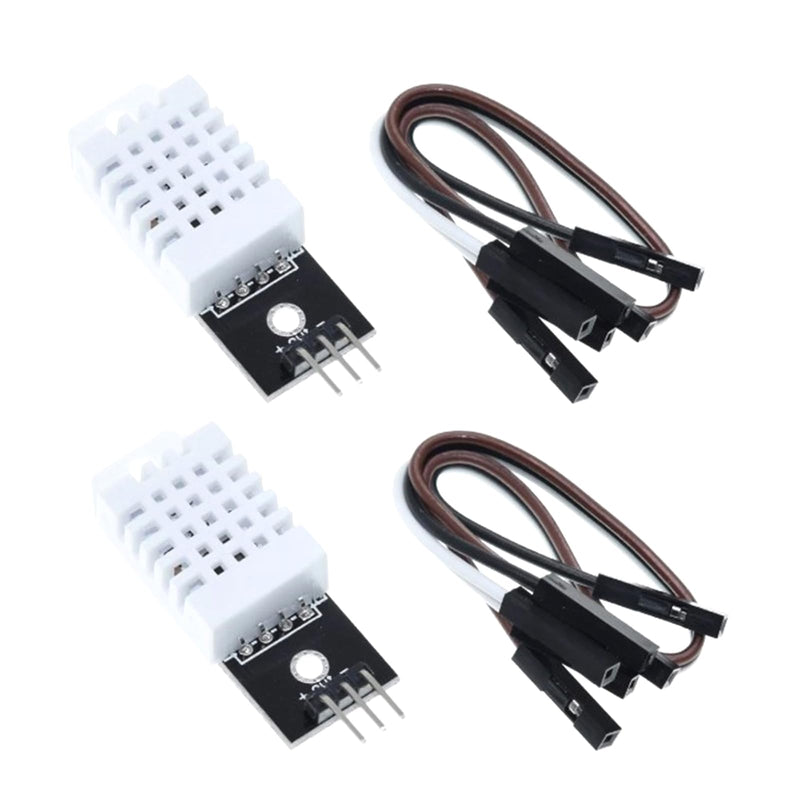 [Australia - AusPower] - NIIIYTYB 2PCS DHT22 Sensor Temperature-Humidity Monitor Digital Temperature and Humidity Sensor Replace SHT11 SHT15 Ideal for DTH22 Projects and Light Use 