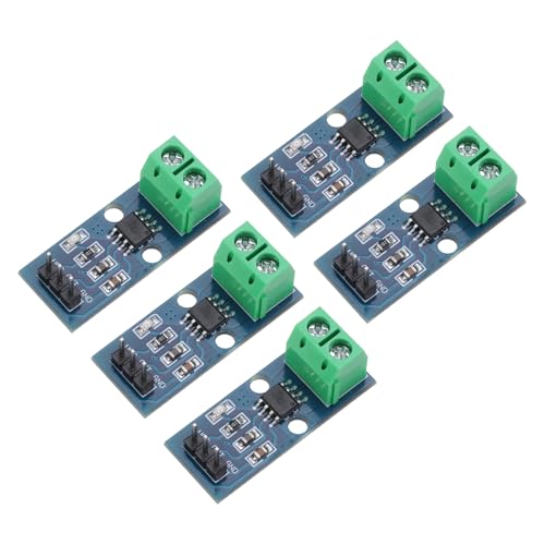 QUARKZMAN ACS712 Current Sensor Module 20A Range Hall Effect Current Sensor Current Measurement AC/DC for Current Detection Pack of 5 | Hall-effect current sensor, for current detection