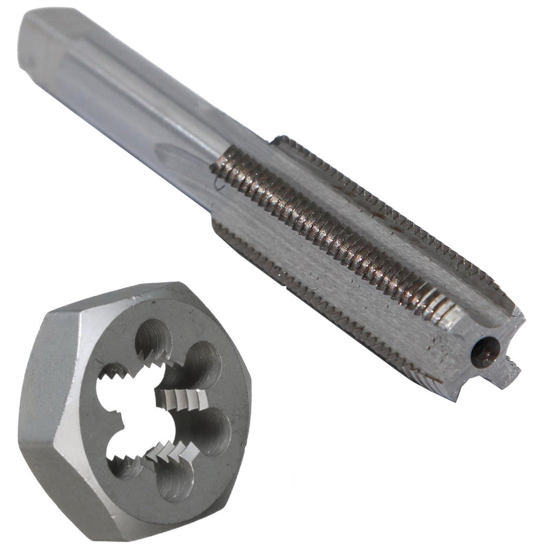 [Australia - AusPower] - Drill America m18 X 1.5 Tap and Die Kit, HSS Plug Tap and Carbon Hex Die, POUT Series Tap and Hex Die 