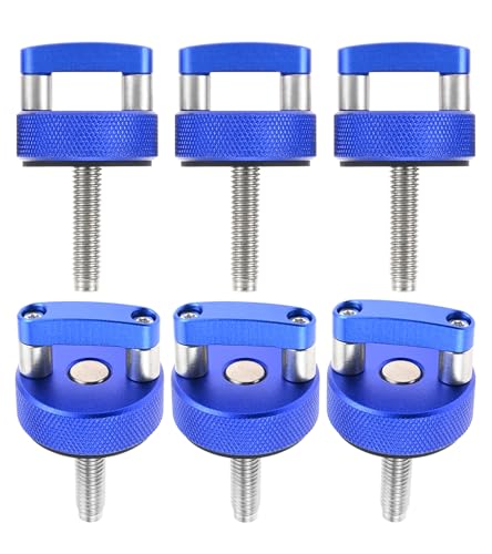 Mtsooning blue D-ring thumb screw fastener for hard top quick removal, shown on a plain background