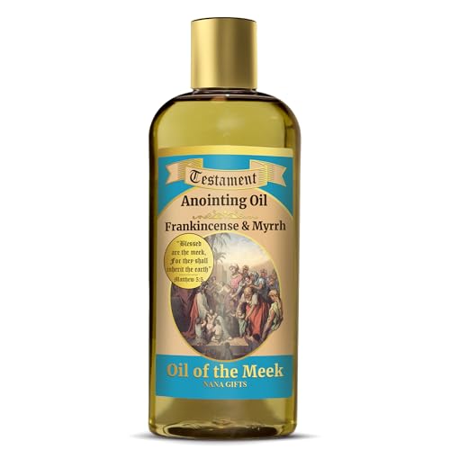 Nana Gifts Holy Anointing Oil For Prayer, Frankincense & Myrrh, 8.45Oz Frankincense and Myrrh