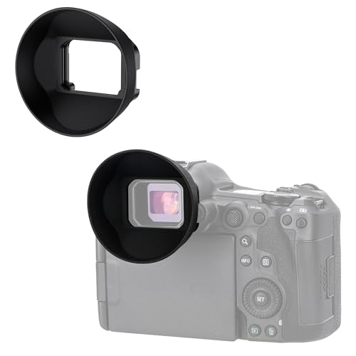 JJC Round Eyecup Eye Cup Eyepiece for Canon EOS R5 Mark II Camera Canon ER-KE Eyecup Replacement - Round