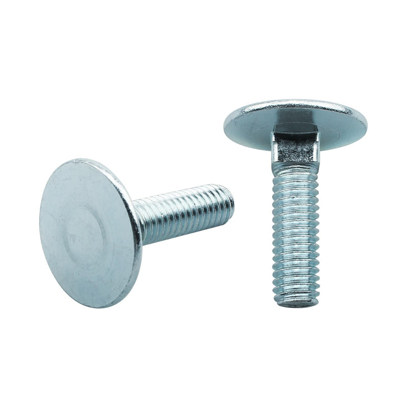 [Australia - AusPower] - 10 Pcs 014973239763 Elevator Bolts, 3/8-16 x 1-1/2 Flat Head Bolt, Zinc - Rust Resistant 