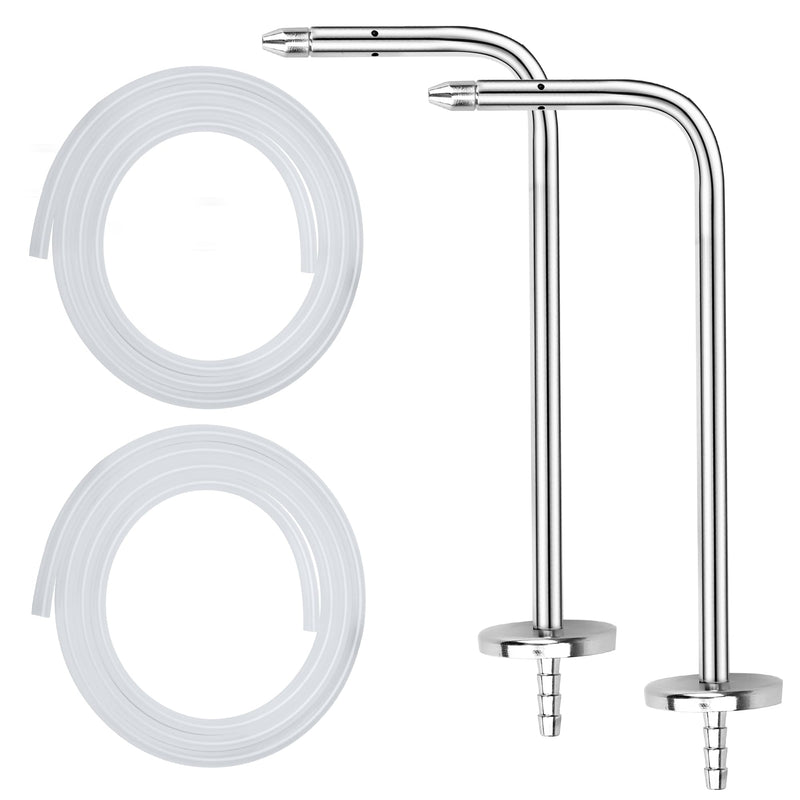 [Australia - AusPower] - Static Pressure Probes for Fieldpiece Manometers, HVAC Manometer Static Pressure Probes wtih Probes Tube Compatible with Many Dual Port Manometer - HVAC Pitot Tube 4/25 ID 40.55 Inch Long 