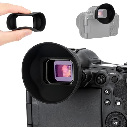 Extra Large EOS R5 Mark II Eyecup, Round Soft Silicon R5II Eye Cup Eyepiece Viewfinder Eyeshade Cover Special Designed for Canon EOS R5 Mark II Camera Replaces Canon ER-kE Rubber Eyecup (NOT fits R5) Extra Large for Canon EOS R5 Mark II