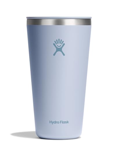 Hydro Flask All Around Tumbler Press-in Lid, Insulated Travel Mug, Stainless Steel Coffee Cup 28 Oz Surf Blue 28 Ounces