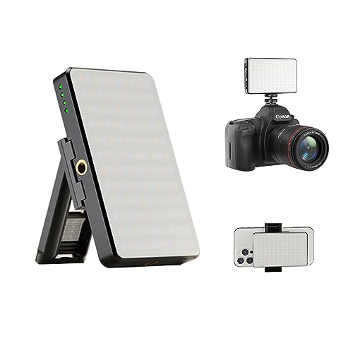 Upgrade 120 LED Selfie Light for iPhone with Front & Back Clip black