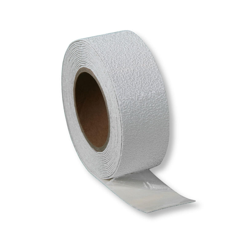 Reflective Pavement Marking Tape Slip-Resistant and Durable, Heavy-Duty Rubber Base for Outdoor Applications, Perfect for Driveways, Walkways, and Parking Areas (White, 2 Inch X 18 Feet) White