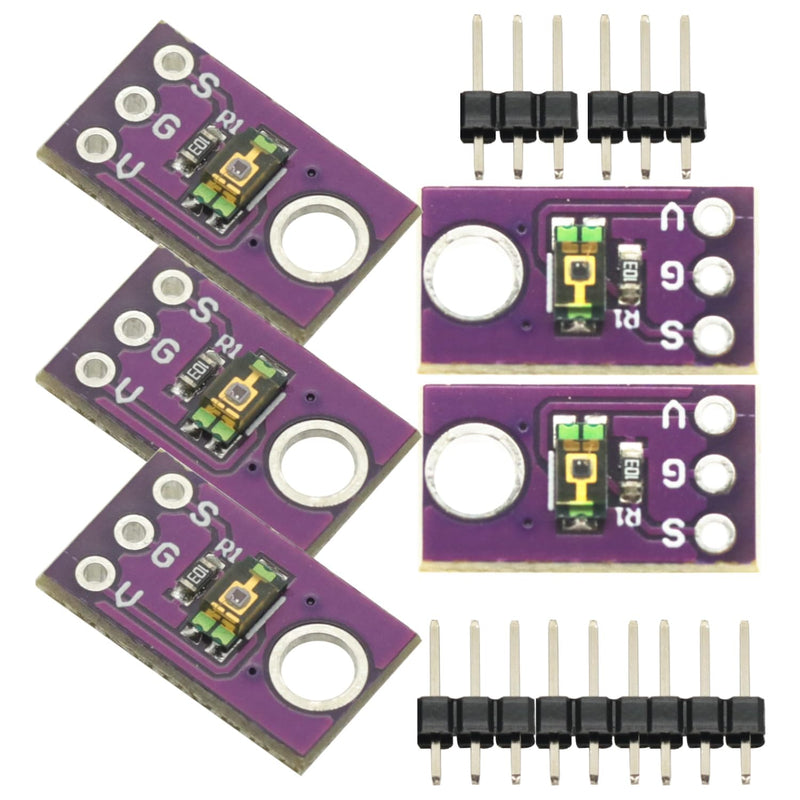 [Australia - AusPower] - 5PCS TEMT6000 Light Sensor Professional TEMT6000 Light Sensor Module for Arduino Ambient Light Sensor 