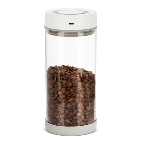Electric Vacuum Coffee Canister, 1.35L, One-Button Automatic Sealing 1350ml