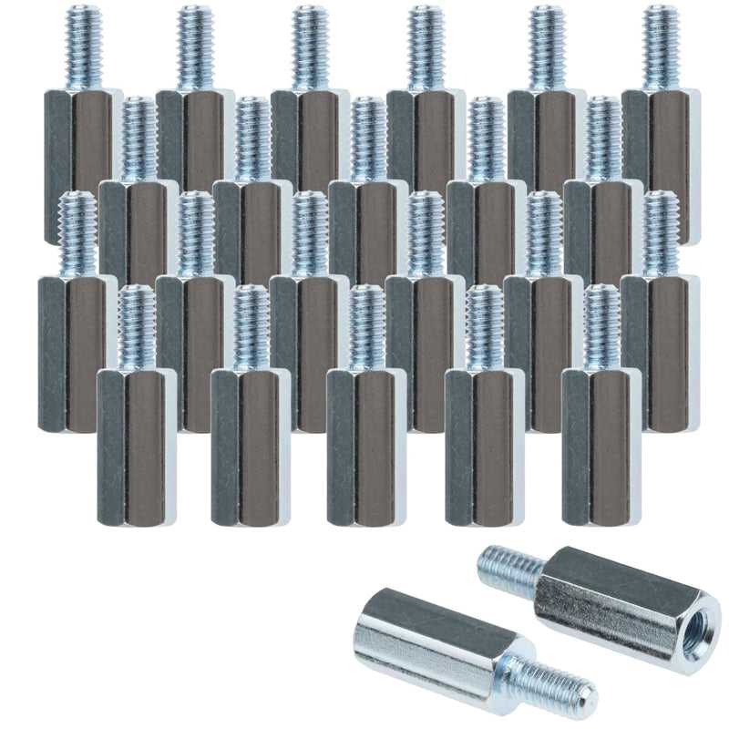 Kado M4x14mm Hex Stainless Steel Standoff Spacer Screw Nut Bolt Set 64pcs | Wall Mount Spacer Adapter for Desktop/Portable Monitor, Motherboard Prototyping Accessories for PCB, Computer & Circuit Board 64-Pack