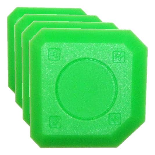 Albion Dispensing Solutions 1158-1 Caulk Slicker Squares 4 Piece Set Polyurethane (Pack of 4) 1 Count (Pack of 16)