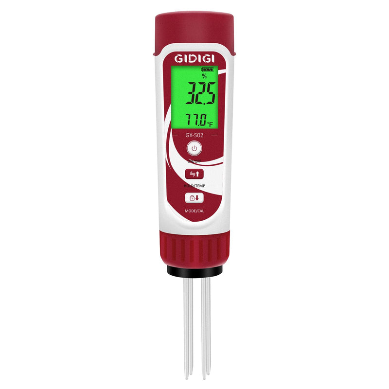 [Australia - AusPower] - Moisture Meter for Plants, 3 in 1 Digital Soil Moisture Meter，Soil Moisture Meter and Soil EC Meter for Farms, Gardens, Orchards, Home Planting, Indoor Plants, Composting and Other Scenarios 