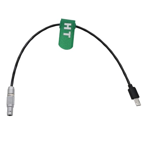 Timecode for Ambient Nano Lockit Sound Devices 663 Mixer to Sony FX3 FX30 A1 A7S3 A7S III Camera, Lemo-Type 5 pin to Multi Micro USB 30cm