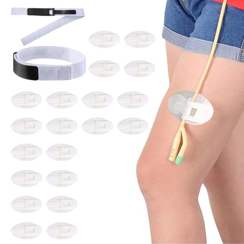 Pack of 22 catheter stabilising device, fixing straps for catheter leg holder, leg bag for catheter, catheter holder, leg bag straps, urine bag holder, catheter strap, catheter accessories