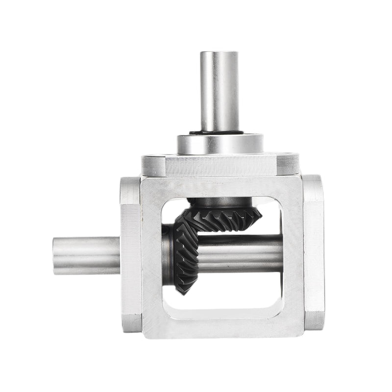[Australia - AusPower] - uxcell Gear Box 90 Degree Right Angle Bevel Gearbox 1:1 Single Output Shaft 1 Module 20 Teeth Bevel Gear Aluminum Frame Simple Mechanical DIY Module 10mm Shaft,68x71.5x30mm(LxWxH) 